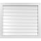 Ekena Millwork Vertical Surface Mount PVC Gable Vent: Functional, w/ 2"W x 2"P Brickmould Sill Frame, 32"W x 28"H GVPVE32X2803SF - alternate 1